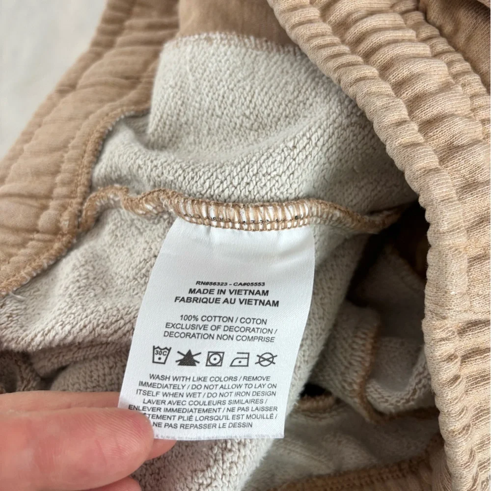 Jordan Essentials Men's Fleece Pants Hemp Brown Unisex Size Medium